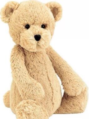 Retired Jellycat Bashful Honey Cream Bear - Small